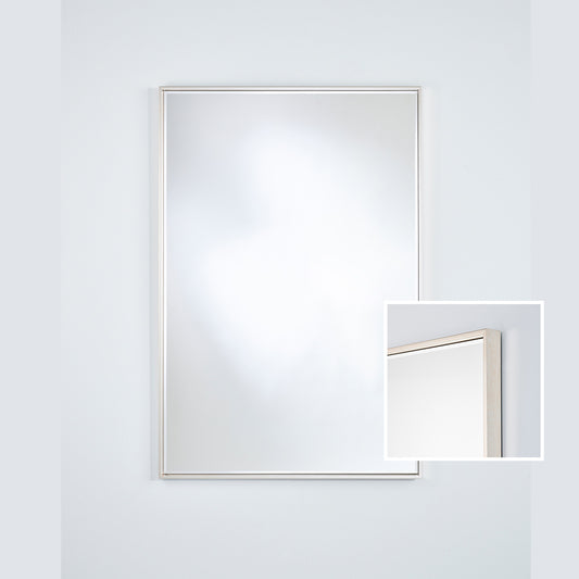 Miroir SOHO SILVER RECT Modern Rectangle Argent 81x121 cm