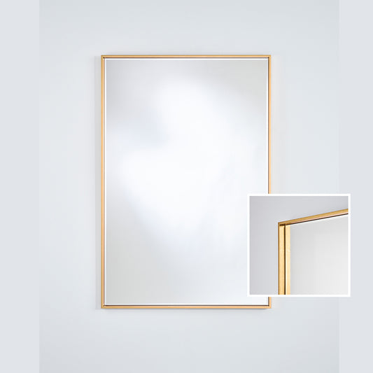 Miroir SOHO GOLD RECT Modern Rectangle Argent/Or 81x121 cm