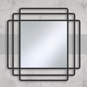 Miroir Contour Carré Miroir + noir 100 X 104 Miroir Contour Carré Miroir + noir 100 X 104