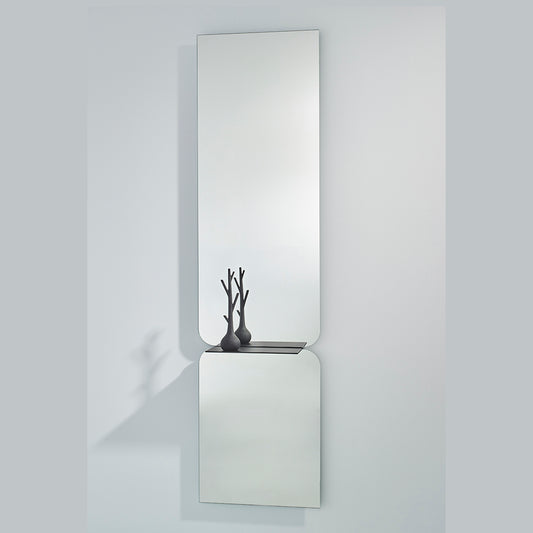 Miroir Salle de bain Taille Rectangle Miroir + noir 47 X 180 cm