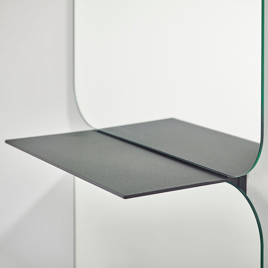 Miroir Salle de bain Taille Rectangle Miroir + noir 47 X 180 cm