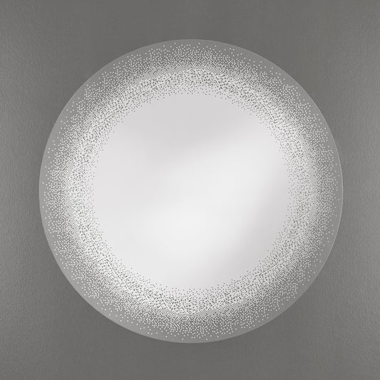 Miroir Fade Ronde Miroir+verre clair 90 X 91