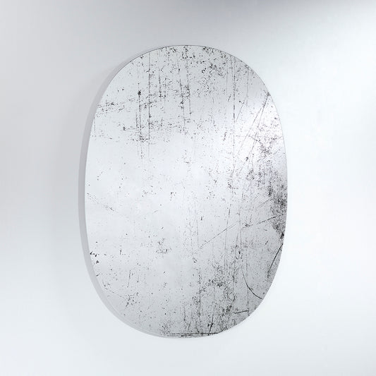 Miroir Grunge Ovaal Miroir + noir 76 X 110 cm