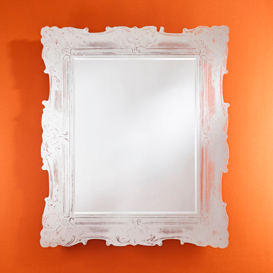 Miroir encadré Versailles Rectangle Miroir + Transparant 106 X 125 cm