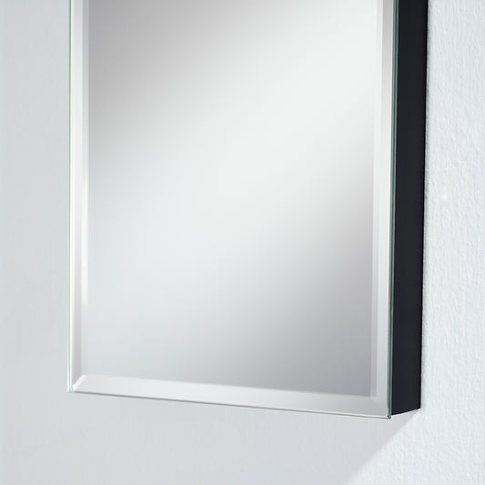 Miroir Salle de bain Slimflex Black Rect. Rectangle Noir 80x60 cm