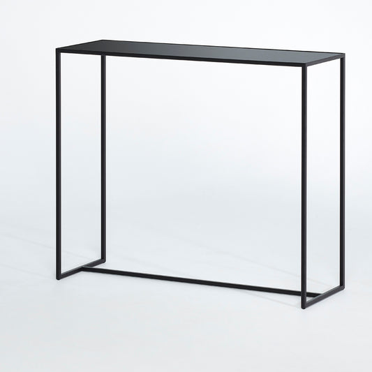 Miroir Console Mesa console Klein meubel Noir 100 X 85 cm