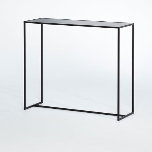 Miroir Console Mesa console Klein meubel Noir 100 X 85 cm