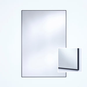 Miroir Lucka Black Rect. Rectangle Noir 80 X 120 cm Miroir Lucka Black Rect. Rectangle Noir 80 X 120 cm