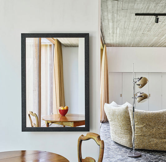 Miroir KYO RECT Modern Rectangle Noir 89,3x129,3 cm