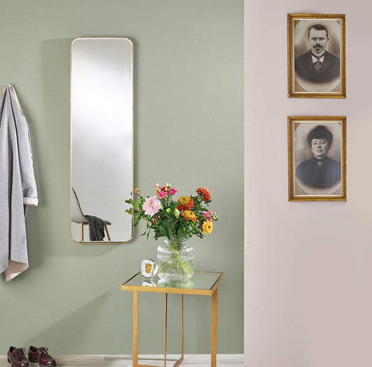 Miroir FASO RONZE HALL Modern Rectangle Or 40x130 cm