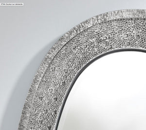 Miroir LUNA BLACK Modern Rond Argent 200x200 cm Miroir LUNA BLACK Modern Rond Argent 200x200 cm