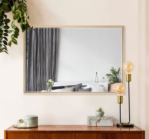 Miroir SOHO GOLD SMALL RECT Rectangle Gold 92x62 cm Miroir SOHO GOLD SMALL RECT Rectangle Gold 92x62 cm