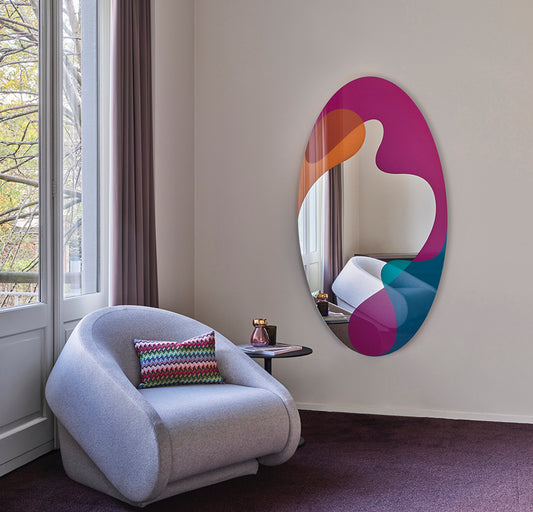 Miroir SPEKTRUM Oval Multicolor 175x94 cm