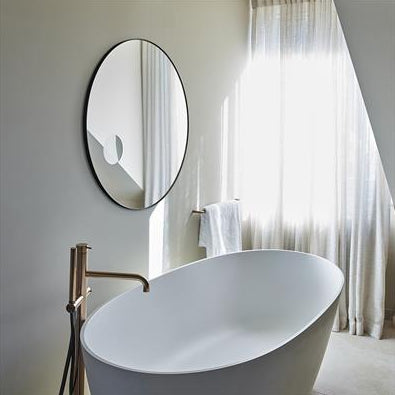 Miroir HOOP ZOOM Noir M 85 X 85 - 2881- DEKNUDT