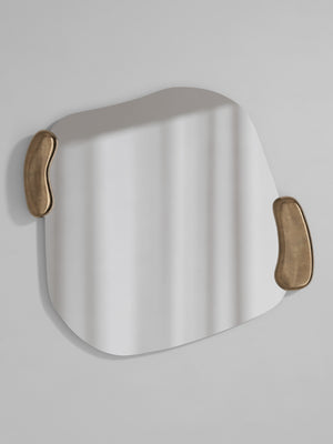 Miroir CALCO GOLD SQUARE 108 X 116 - 2915- DEKNUDT Miroir CALCO GOLD SQUARE 108 X 116 - 2915- DEKNUDT