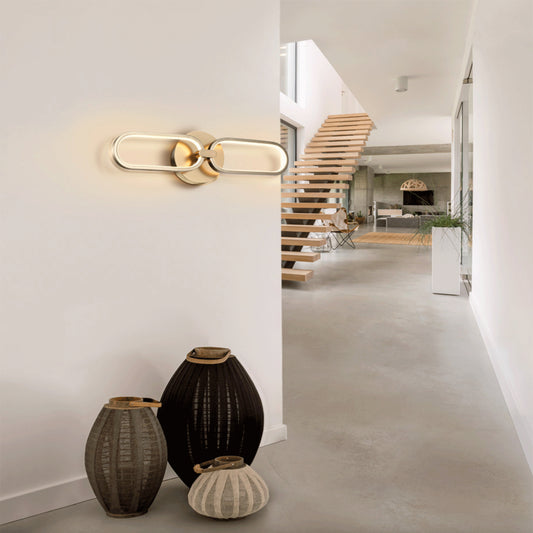 APPLIQUE LED OR ROSE 2L - COLETTE