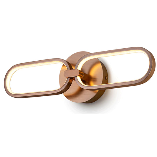 APPLIQUE LED OR ROSE 2L - COLETTE