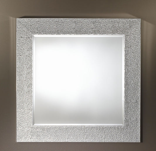 Miroir Salle de bain Oslo Silver Square Carré Argent poli 102 X 102 cm