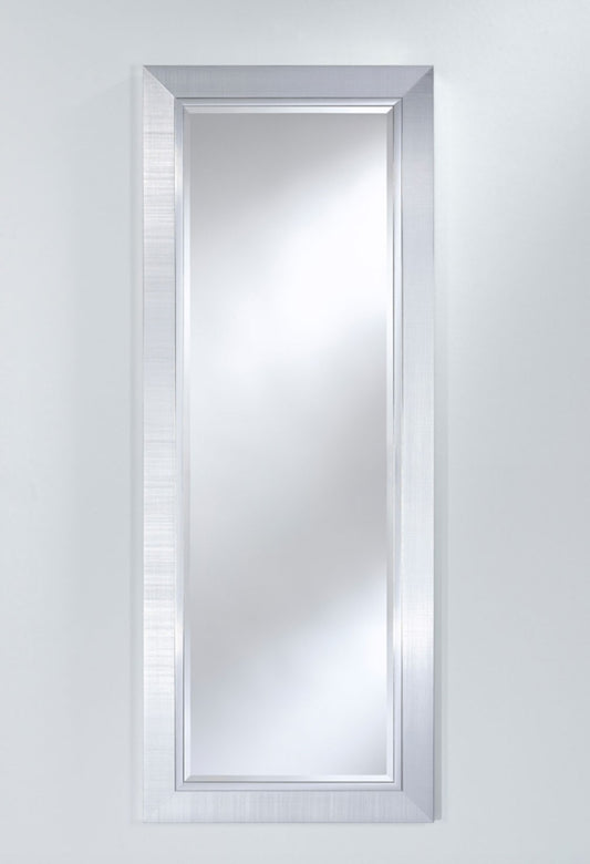 Miroir BREMEN LARGE HALL Traditionnel Classique Rectangulaire Argenté 56x146 cm