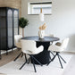 Amorim Dining Chair - Chaise de salle à manger, en bouclé blanc cassé avec pivot - vendu par 2
