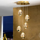 PLAFONNIER   ROCIO   5 LED CHROME