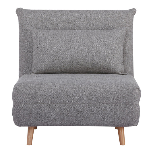 Marlow Canapé-lit - Canapé-lit, gris, pied naturel, HN17