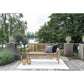 Cabo Bench - Bench in teak wood, nature, 150x62x92 cm