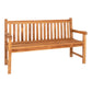 Cabo Bench - Bench in teak wood, nature, 150x62x92 cm