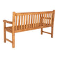 Cabo Bench - Bench in teak wood, nature, 150x62x92 cm