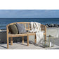 Boca Banan Bench - Banana Bench in teak wood, nature