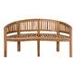 Boca Banan Bench - Banana Bench in teak wood, nature