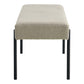 Banc Swindon - Banc, sable avec pieds noirs, 1x36x42,5 cm, HN123