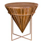 Hapur Coffee Table - Table basse, bois de manguier naturel Ø45x45 cm