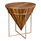 Hapur Coffee Table - Table basse, bois de manguier naturel Ø45x45 cm
