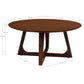 Hellerup Coffee Table - Table basse, placage noyer ø75x36 cm