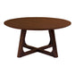 Hellerup Coffee Table - Table basse, placage noyer ø75x36 cm