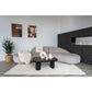 Tirano Coffee Table - Table basse, placage frêne, noir 78x96x32 cm