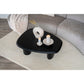 Tirano Coffee Table - Table basse, placage frêne, noir 78x96x32 cm