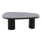 Tirano Coffee Table - Table basse, placage frêne, noir 78x96x32 cm