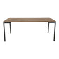 Table basse Lugano - Table basse, chêne huilé fumé 6x11x45 cm