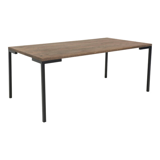 Table basse Lugano - Table basse, chêne huilé fumé 6x11x45 cm
