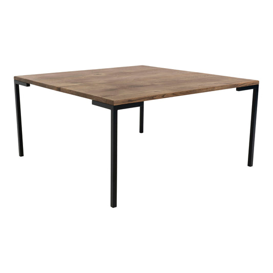 Table basse Lugano - Table basse, chêne huilé fumé 9x9x45 cm