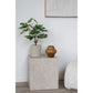Table d'appoint Prague - Table d'appoint, aspect marbre, beige 4x4x45 cm