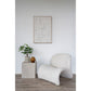 Table d'appoint Prague - Table d'appoint, aspect marbre, beige 4x4x45 cm