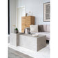 Table d'appoint Prague - Table d'appoint, aspect marbre, beige 4x4x45 cm