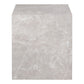 Table d'appoint Prague - Table d'appoint, aspect marbre, beige 4x4x45 cm