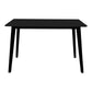 Vojens Dining Table - Table à manger, noir 7x12x75 cm