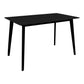 Vojens Dining Table - Table à manger, noir 7x12x75 cm