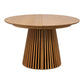 Osaka Dining Table - Table à manger, placage chêne, naturel, incl. deux plaques d'extension ø12x12-16-2x75 cm