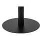 Bolzano Bar Table - Table de bar, plateau aspect marbre, blanc, base noire ø7x15cm